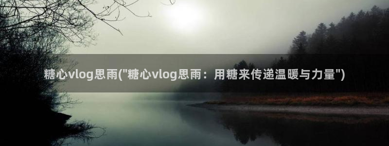 是糖心vlog传媒:糖心vlog思雨(\