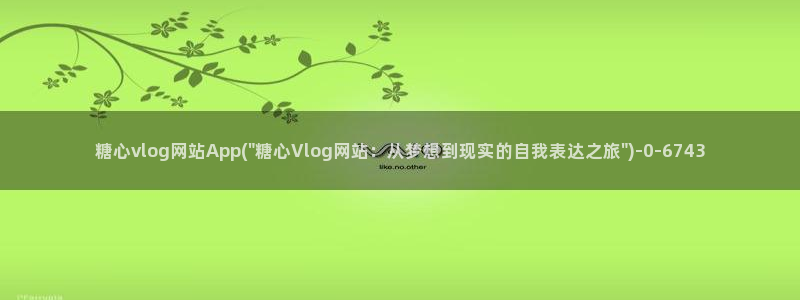 糖心vlog会员出售:糖心vlog网站A